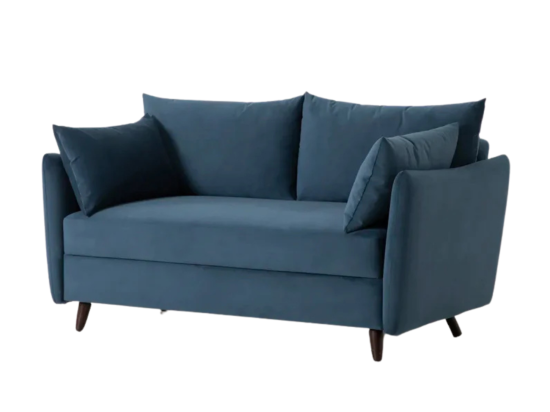 Swyft | Model 08 2 Seat Sofa Bed in Teal Velvet