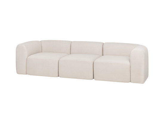 Noo.Ma | Flom 3 Seater Sofa in Cloud Beige