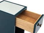 Julian Chichester | Berlin Small Bedside in Ocean Blue Gloss Lacquer