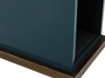 Julian Chichester | Berlin Small Bedside in Ocean Blue Gloss Lacquer