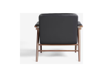 Conran London Accent Chair Soft Grain Black Leather