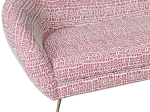 Julian Chichester | Grove Sofa in Pink Retro with Brass Legs