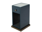 Julian Chichester | Berlin Small Bedside in Ocean Blue Gloss Lacquer