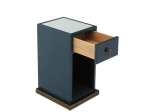 Julian Chichester | Berlin Small Bedside in Ocean Blue Gloss Lacquer