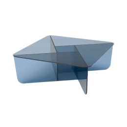 Oki Blue Glass Coffee Table