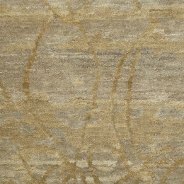 Dark Taupe Bamboo Silk Hand Knotted Area Rug