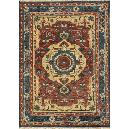 Jaipur Rugs | PKWL-591 Medium Ruby Navy Blue